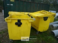Kunststof afvalcontainer 1100 liter - afbeelding 6 van  6