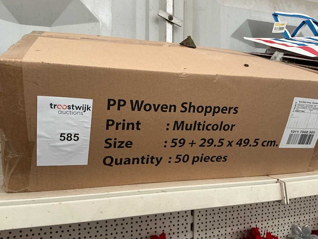 Kunststof draagtassen (50x) - afbeelding 2 van  2