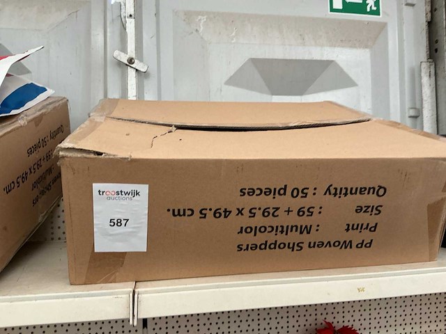 Kunststof draagtassen (50x) - afbeelding 2 van  2