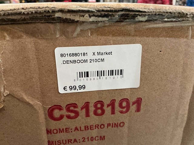 Kunststof kerstboom. - afbeelding 2 van  2