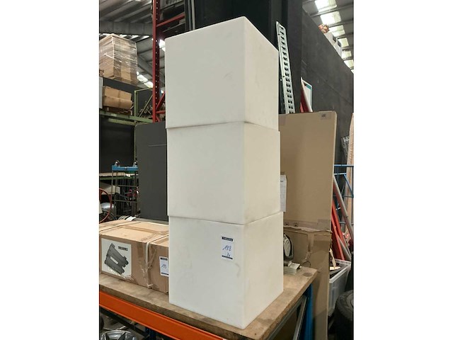 Kunststof kubus (3x) - afbeelding 1 van  3