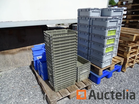 Kunststof opslagbakken, pvc-pallets volledige oppervlakte