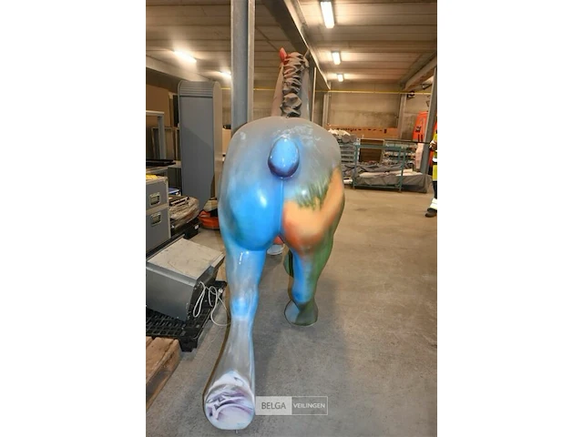 Kunststof paard - afbeelding 4 van  7