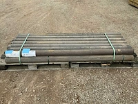 Kunststof ronde paal 10cm tuinpalen (93x) - afbeelding 2 van  7
