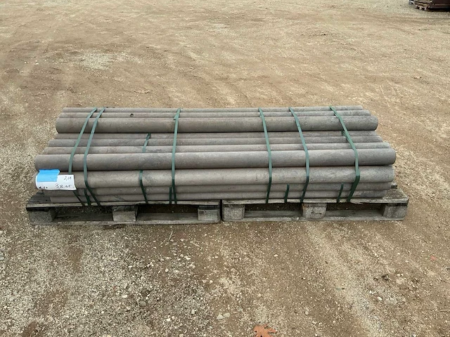 Kunststof ronde paal 10cm tuinpalen (93x) - afbeelding 4 van  7