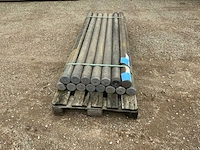 Kunststof ronde paal 10cm tuinpalen (93x) - afbeelding 7 van  7