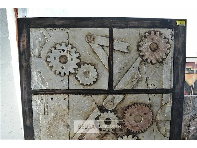 Kunstwerk met kader - afbeelding 2 van  4