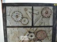 Kunstwerk met kader - afbeelding 2 van  4