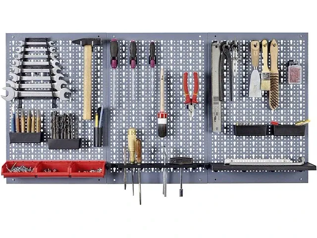 Küpper 70100 plaatstalen perforatiewand (b x h) 120 cm x 60 cm 1 stuk(s) - afbeelding 2 van  3
