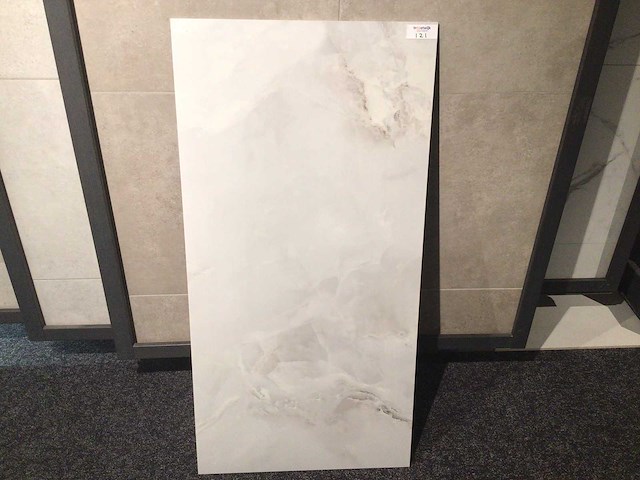 Kutahya marea white gepolijst 60x120 cm tegel 60,48 m² - afbeelding 1 van  9