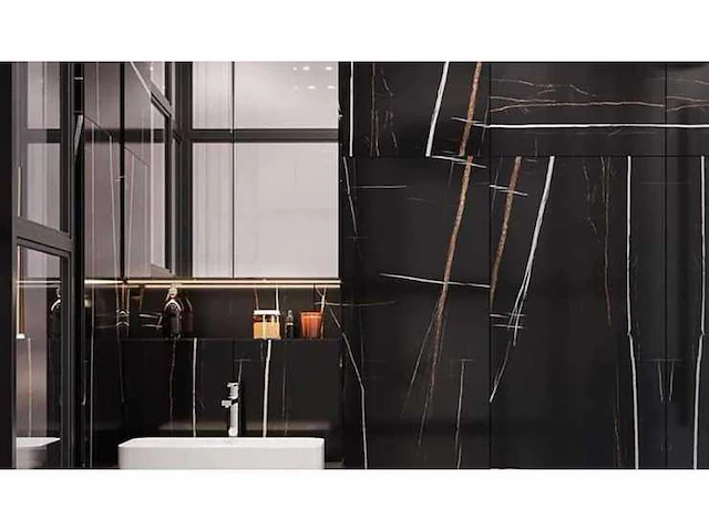 Kutahya nox black gepolijst 60x120 cm tegel 60,48 m² - afbeelding 10 van  13