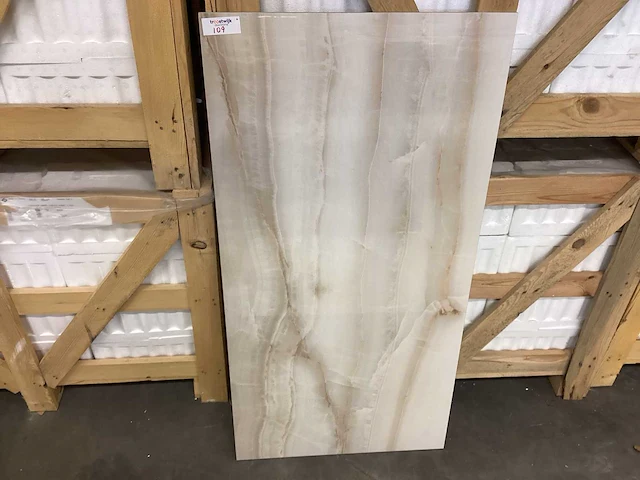 Kutahya opal bone gepolijst 60x120 cm tegel 60,48 m² - afbeelding 5 van  12