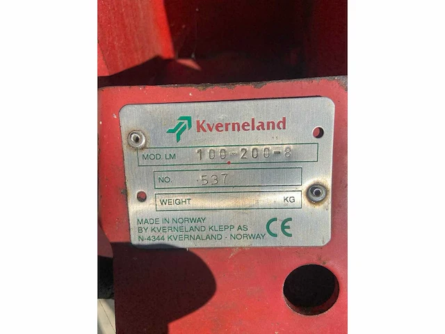 Kverneland - lm100-200-8 - plough - afbeelding 7 van  7
