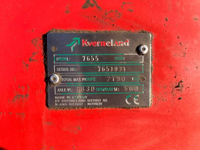 Kverneland taarup 7566 balenwikkelaar - afbeelding 6 van  14