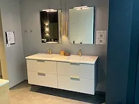 Kvik showroom veda pure grey hangkast badkamermeubel - afbeelding 1 van  5