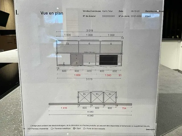 Kvik tinta white showroom co21-0299 keukenopstelling - afbeelding 3 van  11