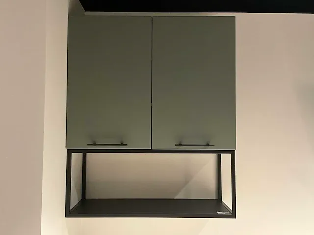 Kvik veda dark oak / green showroom co21-0157 keukenopstelling - afbeelding 4 van  14