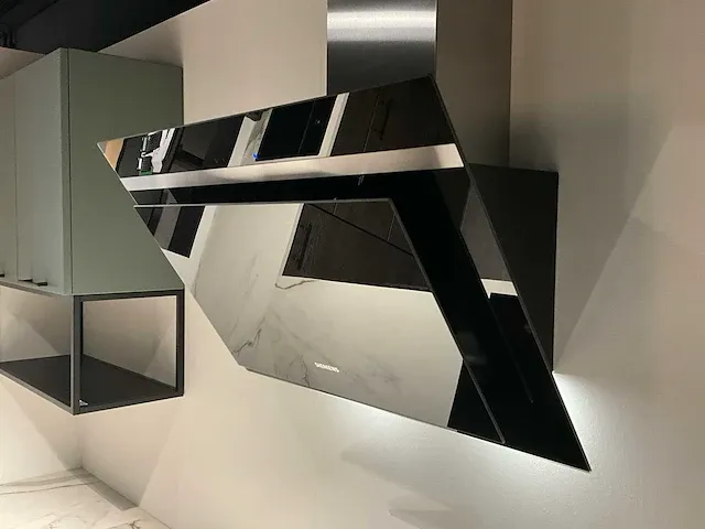 Kvik veda dark oak / green showroom co21-0157 keukenopstelling - afbeelding 10 van  14