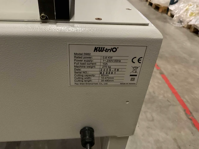 Kw-trio 3982 power guillotine - afbeelding 3 van  11