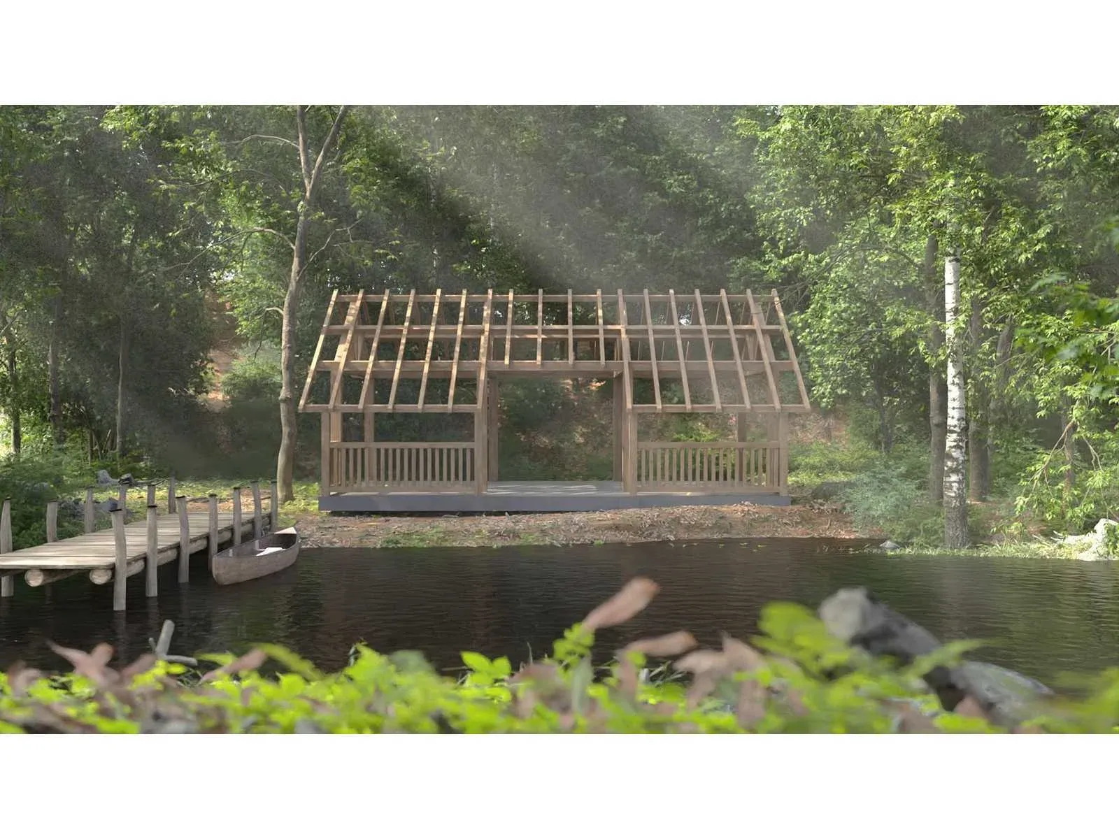 Kwaliteitsvolle houten carports, poolhouses en overkapping van belgische makelij