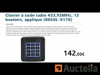Kwam selt1w4g toetsenbord voor radiocode - afbeelding 1 van  2