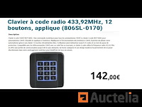 Kwam selt1w4g toetsenbord voor radiocode - afbeelding 1 van  2