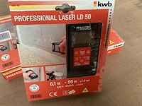 Kwb 064100 laser afstandmeter, max 50 meter (4x) - afbeelding 4 van  6