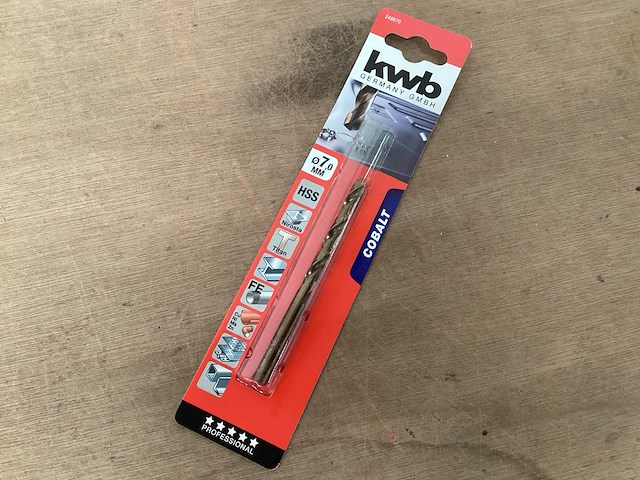 Kwb 248670 metaalboor, 7 mm, cobalt (33x) - afbeelding 2 van  5