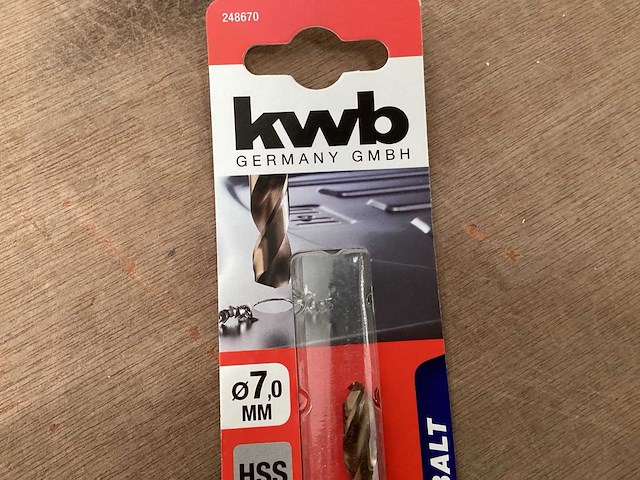 Kwb 248670 metaalboor, 7 mm, cobalt (33x) - afbeelding 5 van  5