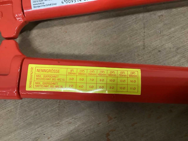 Kwb betonschaar 760 mm (2x) - afbeelding 5 van  5
