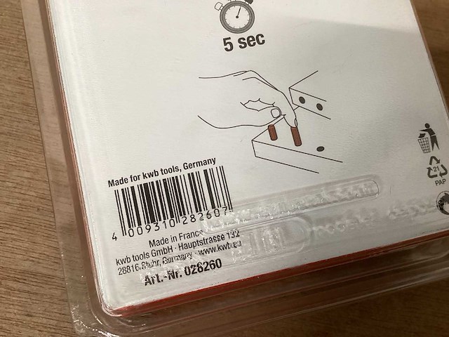 Kwb deuvels 6 mm, voorgelijmd (52x) - afbeelding 4 van  4