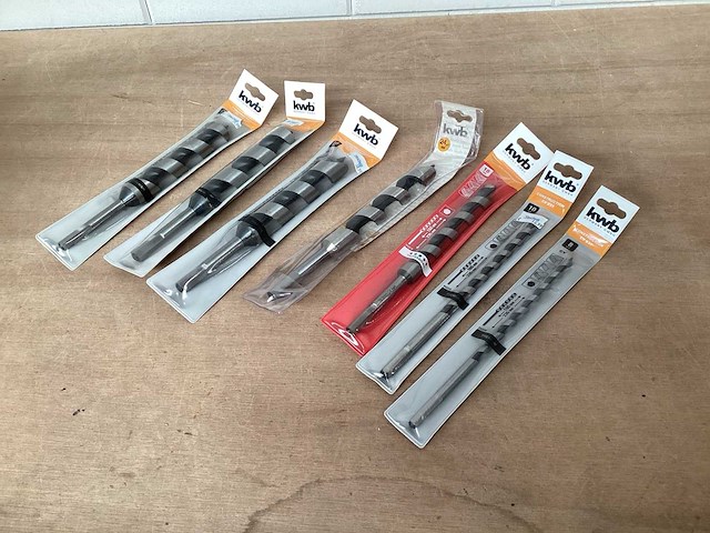 Kwb diverse slangenboren (7x) - afbeelding 1 van  5
