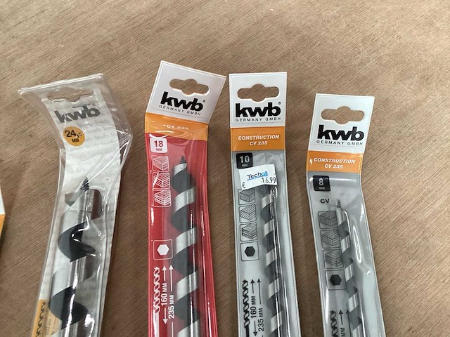 Kwb diverse slangenboren (7x) - afbeelding 3 van  5