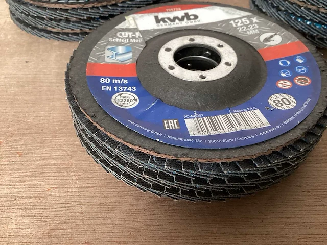 Kwb diverse slijpmoppen (32x) - afbeelding 2 van  4