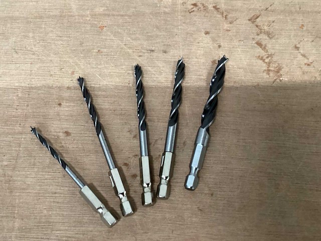 Kwb houtborenset, 5 delig, zeskant (17x) - afbeelding 2 van  5