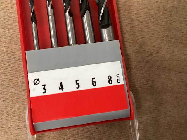 Kwb houtborenset, 5 delig, zeskant (17x) - afbeelding 4 van  5
