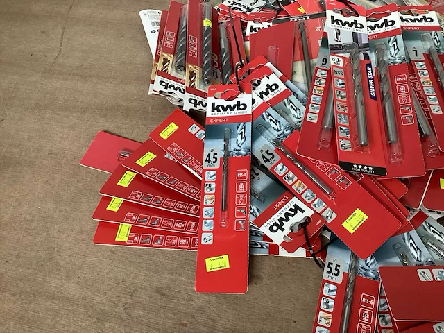 Kwb mix kavel diverse boren (105x) - afbeelding 5 van  6