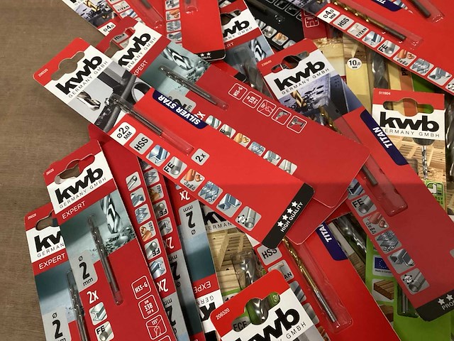 Kwb mix kavel diverse boren (110x) - afbeelding 2 van  7