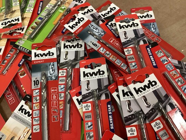 Kwb mix kavel diverse boren (110x) - afbeelding 5 van  7