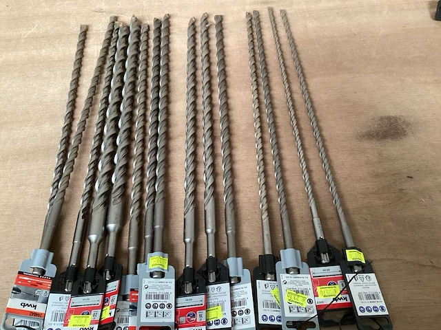 Kwb mix kavel lange betonboren (15x) - afbeelding 1 van  5