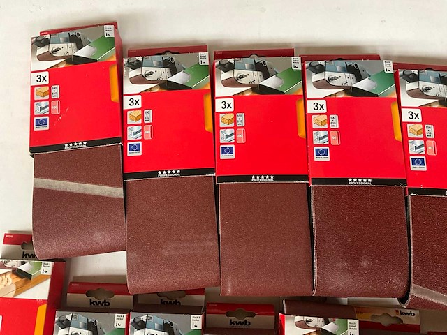 Kwb mix kavel schuurpapier voor bandschuurmachine - afbeelding 2 van  7
