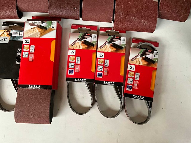 Kwb mix kavel schuurpapier voor bandschuurmachine - afbeelding 7 van  7