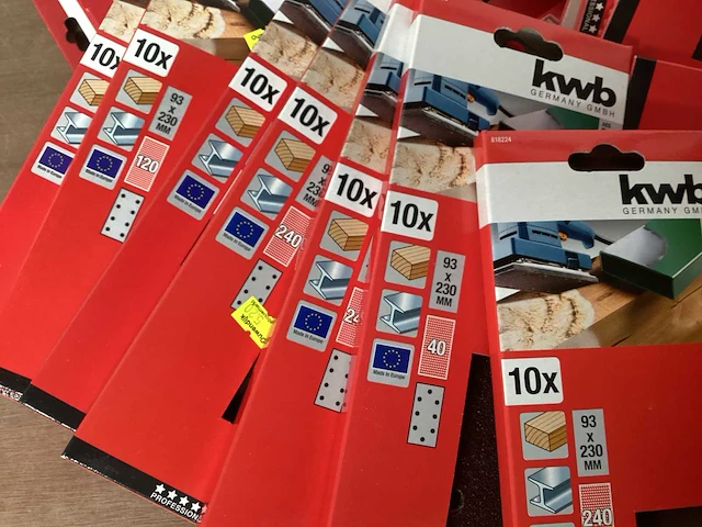 Kwb mix kavel schuurpapier voor schuurmachine - afbeelding 2 van  4