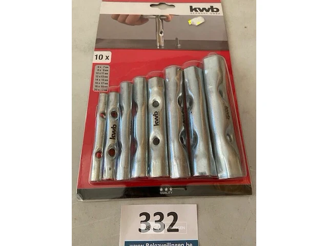 Kwb pijpsleutel set 10 dlg - afbeelding 1 van  3