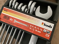 Kwb ringsleutelset, 8 delig (10x) - afbeelding 2 van  4