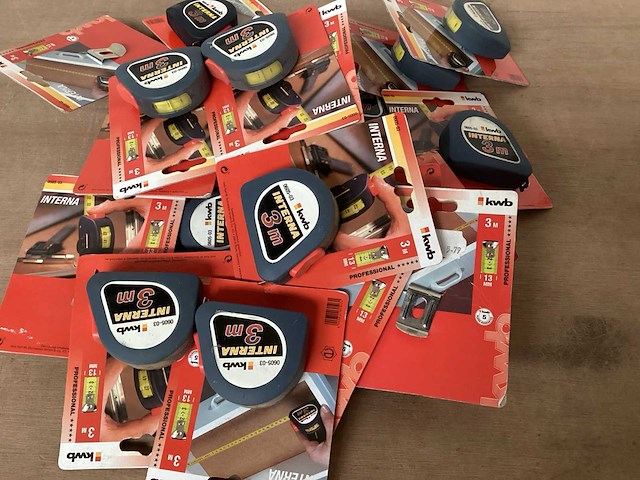 Kwb rolmaat 3 meter (22x) - afbeelding 1 van  4