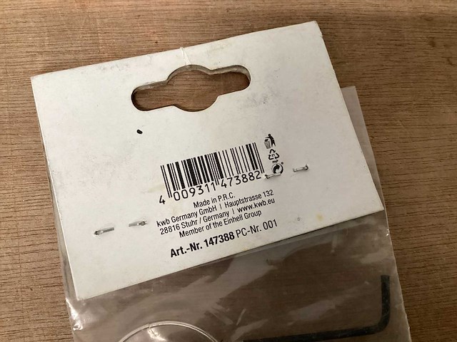 Kwb set inbussleutels, 8 delig (41x) - afbeelding 3 van  5