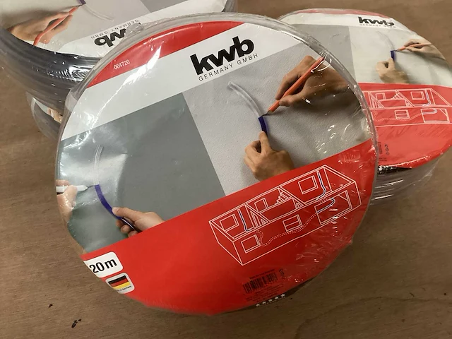Kwb slangwaterpas 20 meter (4x) - afbeelding 1 van  3