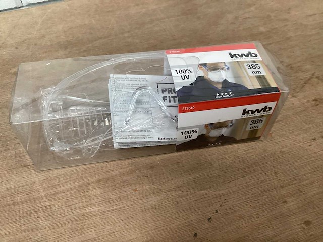 Kwb veiligheidsbril helder (7x) - afbeelding 1 van  4