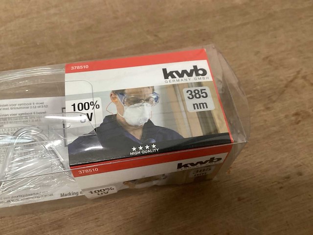 Kwb veiligheidsbril helder (7x) - afbeelding 2 van  4